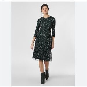 Hugo Boss | Dresses | Hugo Boss Fit And Flare Dress Sleeveless Below Knee  Size 2 | Poshmark